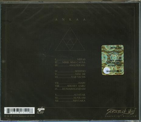 Ankaa - CD Audio di Eths - 2