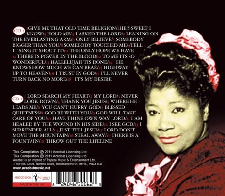 The Forgotten Recordings - CD Audio di Mahalia Jackson - 2