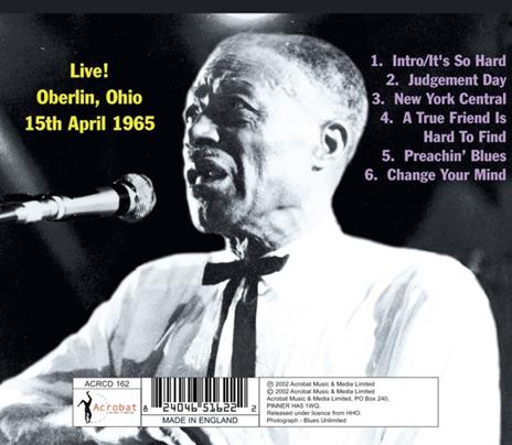 New York Central, Live - CD Audio di Son House - 2