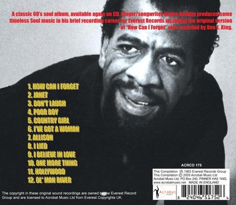 How Can I Forget - CD Audio di Jimmy Holiday - 2