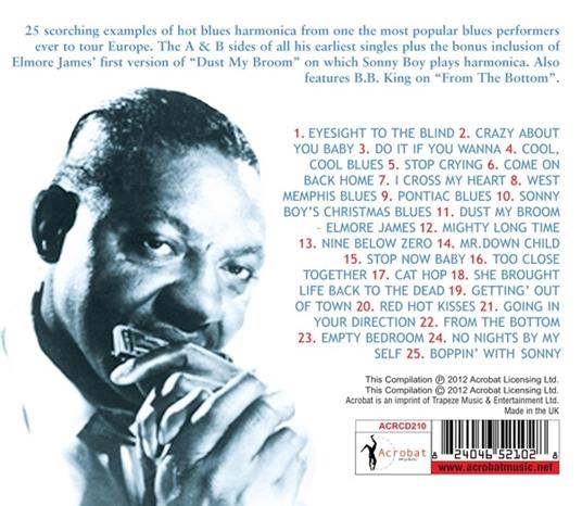 Eyesight to the Blind - CD Audio di Sonny Boy Williamson - 2