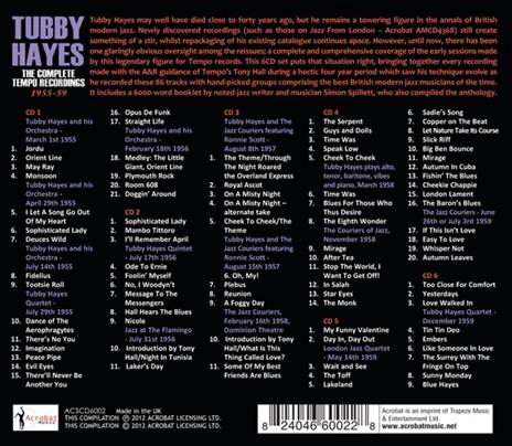 The Complete Tempo Recordings - CD Audio di Tubby Hayes - 2