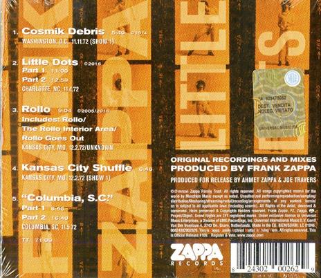 Little Dots - CD Audio di Frank Zappa - 2