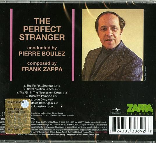 The Perfect Stranger - CD Audio di Frank Zappa - 2