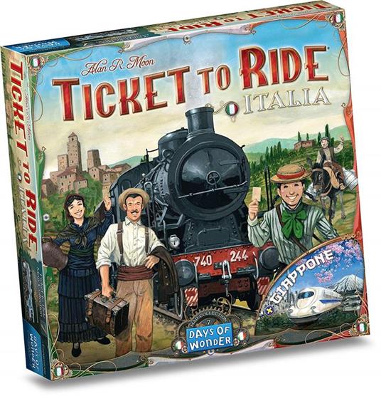 Ticket to Ride - Italia + Giappone. Esp. - ITA. Gioco da tavolo - 5