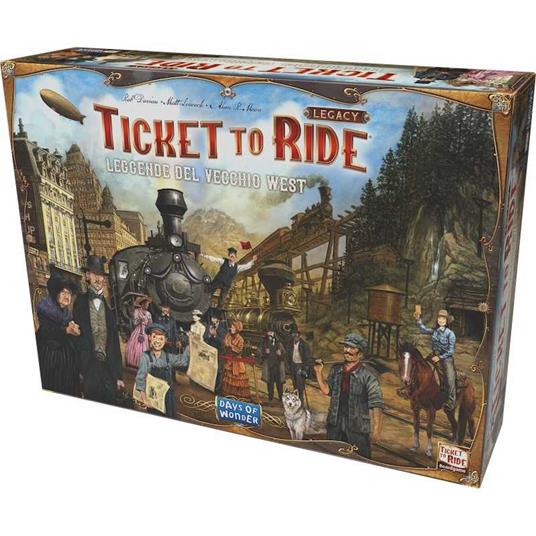 Ticket To Ride Legacy: Leggende del Vecchio West. Base - ITA. Gioco da tavolo