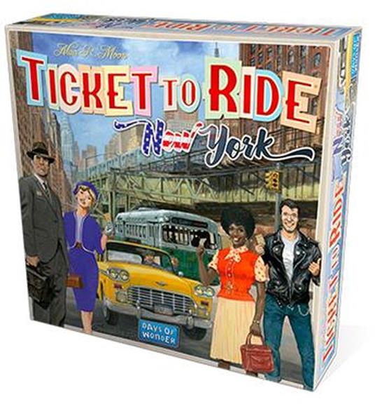 Ticket to Ride New York. Base - ITA. Gioco da tavolo