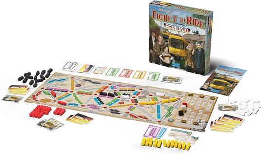 Ticket To Ride Berlino. Base - ITA. Gioco da tavolo - Asmodee - Giochi di  ruolo e strategia - Giocattoli | IBS