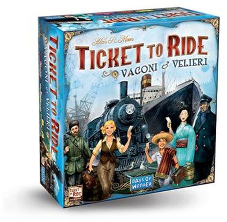 Ticket To Ride Vagoni & Velieri. Base - ITA. Gioco da tavolo - 2