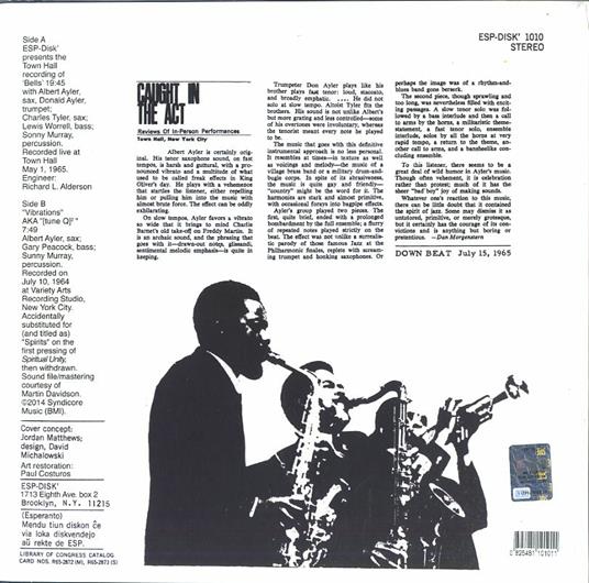 Bells - Vinile LP di Albert Ayler - 2