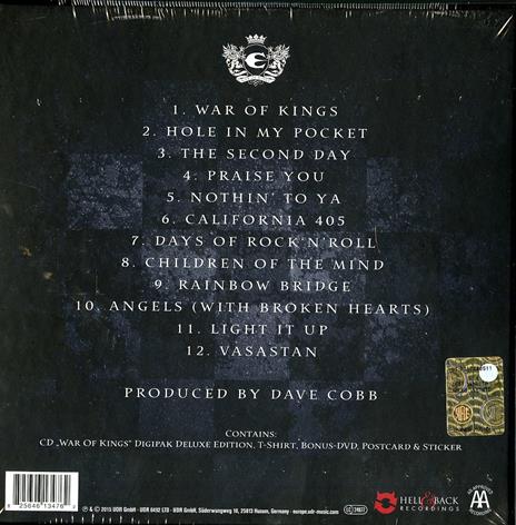 War of Kings (Deluxe Edition Box Set) - CD Audio + DVD di Europe - 2