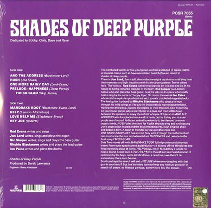 Shades of Deep Purple (Stereo Edition) - Vinile LP di Deep Purple