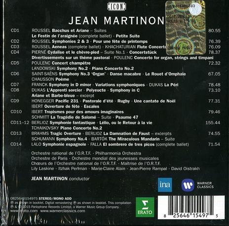 Icon. The Late Years - CD Audio di Jean Martinon - 2