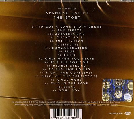 The Story. The Very Best of - CD Audio di Spandau Ballet - 2