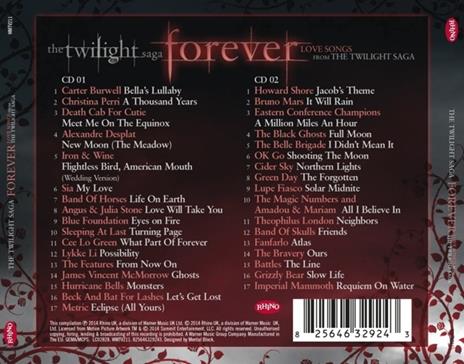 Forever. Love Songs from the Twilight Saga (Colonna sonora) - CD Audio - 2