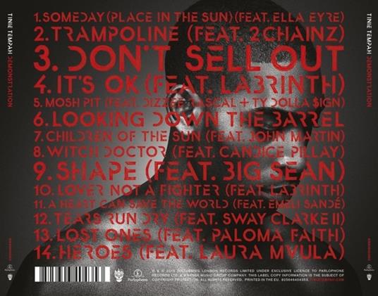 Demonstration - CD Audio di Tinie Tempah - 2