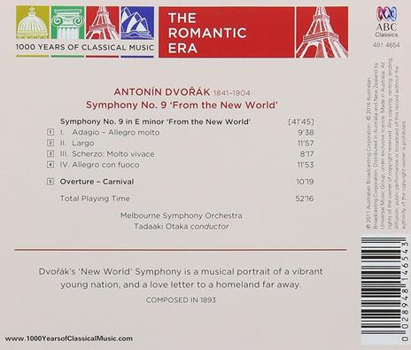 Sinfonia n.9 - Suite ceca - Danze slave - CD Audio di Antonin Dvorak,Bournemouth Symphony Orchestra,José Serebrier - 2