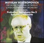 Sinfonia n.2 - Sinfonia Concerto - CD Audio di Sergei Prokofiev,Mstislav Rostropovich,Seiji Ozawa