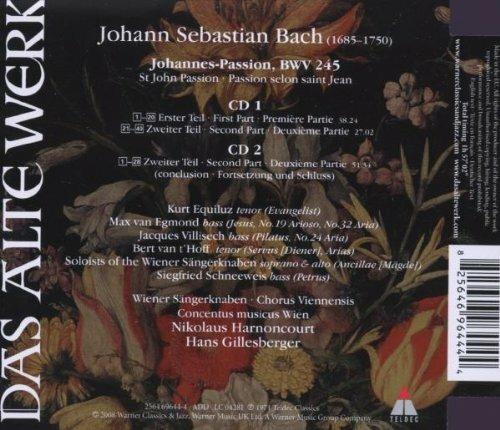 La Passione secondo Giovanni - CD Audio di Johann Sebastian Bach,Nikolaus Harnoncourt - 2