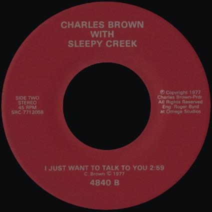 I Just Want To Talk To You - Vinile LP di Charles Brown