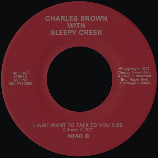 I Just Want To Talk To You - Vinile LP di Charles Brown