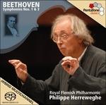 Sinfonie n.1, n.3 - SuperAudio CD ibrido di Ludwig van Beethoven,Philippe Herreweghe,Royal Flemish Philharmonic Orchestra