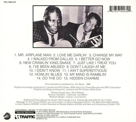 Change My Way - CD Audio di Howlin' Wolf - 2