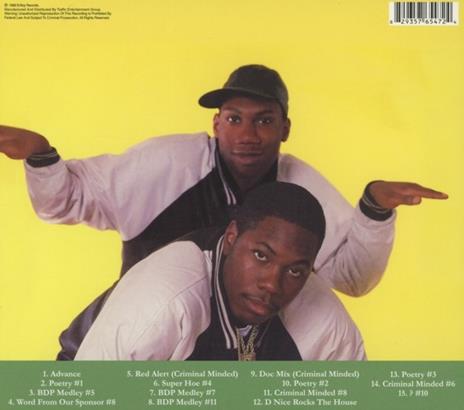 Man & His Music - CD Audio di Boogie Down Productions - 2