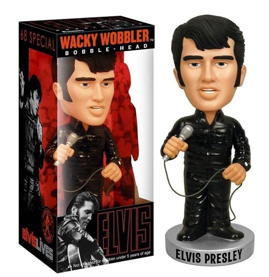 Funko Wacky Wobbler. Elvis Presley. Elvis 1968 Comeback Special 6, - 2