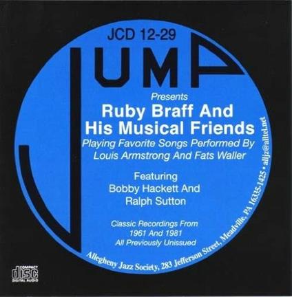 Recovered Treasures - CD Audio di Ruby Braff