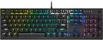 Corsair K60 RGB PRO LOW PROFILE Tastiera Gaming Meccanica, Switch CHERRY MX Low Profile SPEED: Veloce e Preciso, Telaio Resistente Sottile in Alluminio, Retroilluminazione RGB, QWERTY, Nero