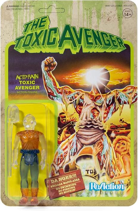 Toxic Avenger Reaction Action Figura Acid Rain Toxic Avenger 10 Cm Super7