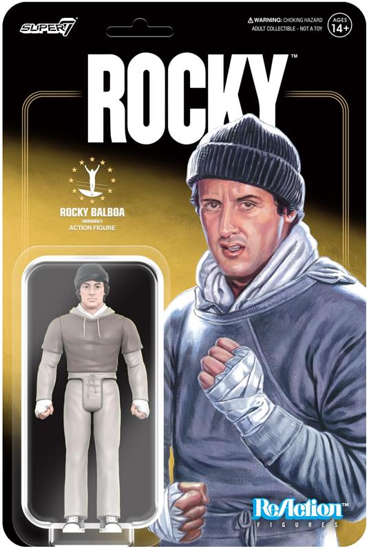 Rocky Reaction Action Figura Rocky Balbloa Workout 10 Cm Super7