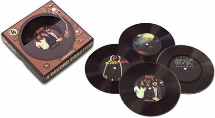 Ac/Dc Record Coasters