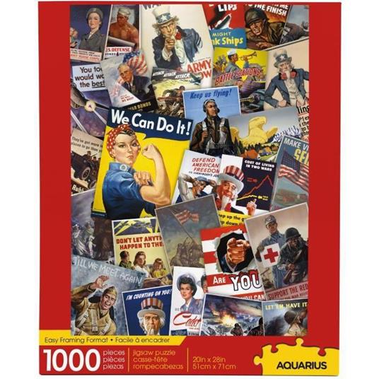 AQUARIUS Puzzle 1000 pezzi Poster di guerra Smithsonian 65374
