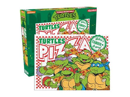 Tartarughe Ninja Jigsaw Puzzle Pizza (500 Pieces) Aquarius