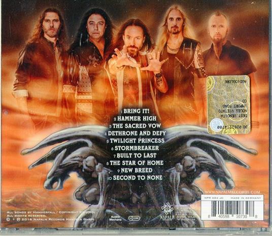 Built to Last - CD Audio di Hammerfall - 2