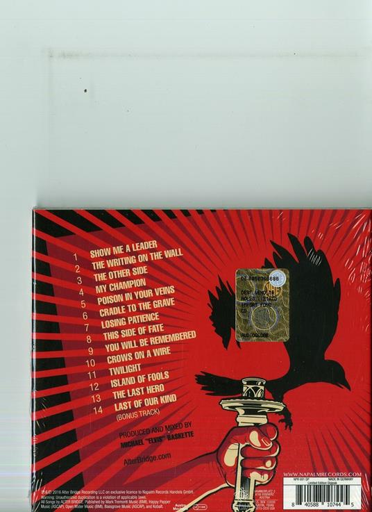 The Last Hero (Digipack) - CD Audio di Alter Bridge - 2