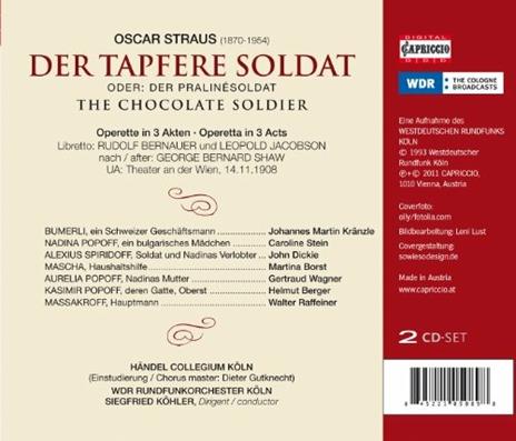 Der Tapfere Soldat - CD Audio di Oscar Straus - 2