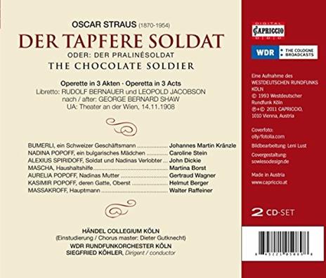 Der Tapfere Soldat - CD Audio di Oscar Straus - 3