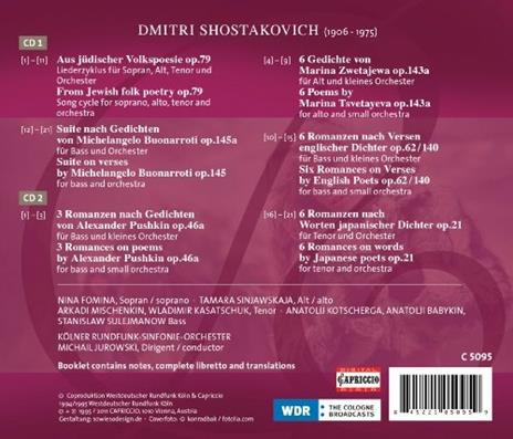 Russian Romances - CD Audio di Dmitri Shostakovich - 2