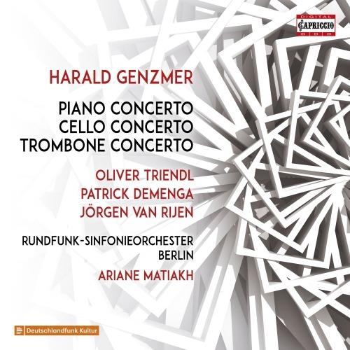 Concerto per pianoforte n.1 - Concerto per violoncello - Concerto per trombone - CD Audio di Harald Genzmer,Ariane Matiakh