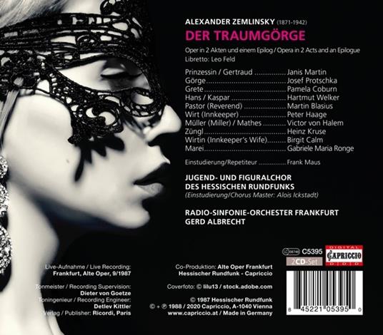 Der Traumgorge - CD Audio di Alexander Von Zemlinsky - 2