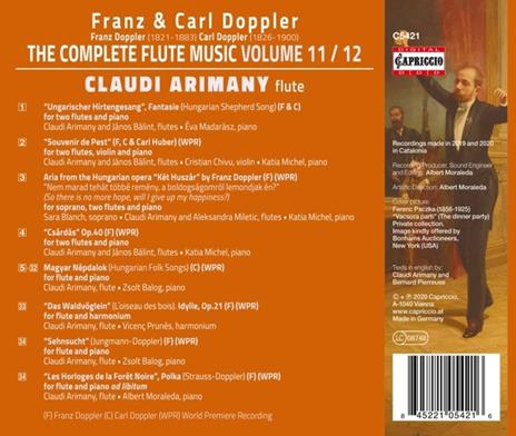 The complete Flute Music Vol.11/12 - CD Audio di Franz Doppler,Claudi Arimany - 2