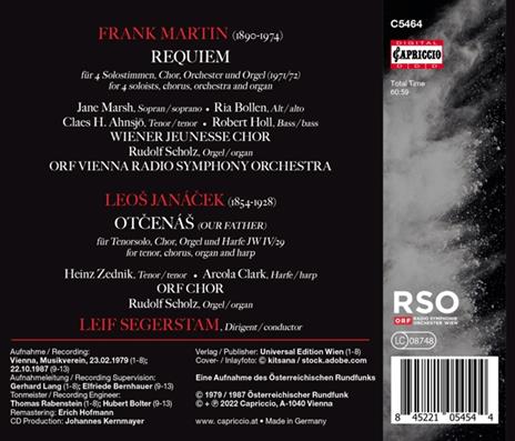 Requiem - CD Audio di Frank Martin - 2