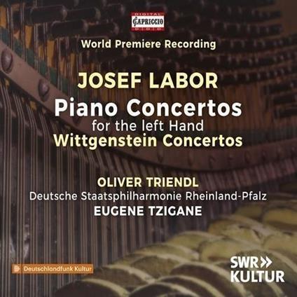 Piano Concertos For The Left Hand - CD Audio di Josef Labor