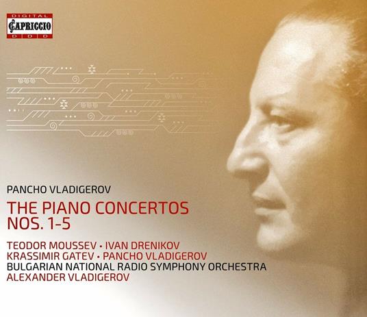 Concerti per pianoforte n.1, n.2, n.3, n.4, n.5 - CD Audio di Pancho Vladigerov