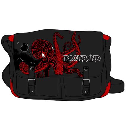 Borsa Tracolla Rockband. Black