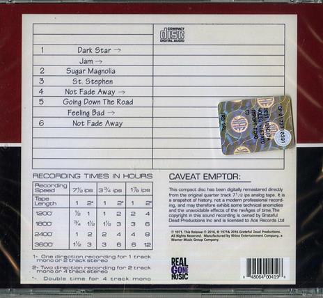 Dick's Picks vol.2 (Import) - CD Audio di Grateful Dead - 2