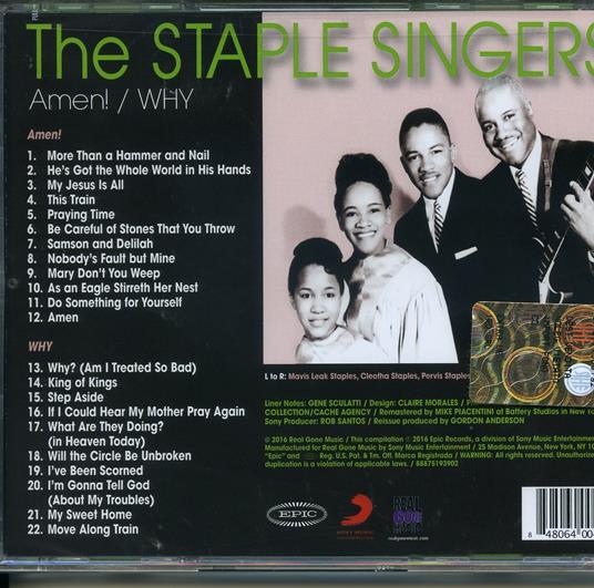 Amen! - Why - CD Audio di Staple Singers - 2